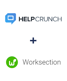 Integration of HelpCrunch and Worksection