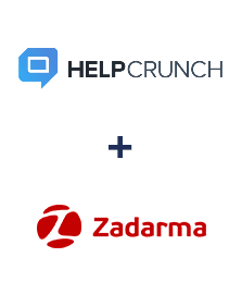 Integration of HelpCrunch and Zadarma