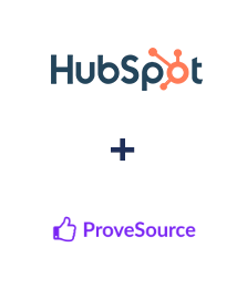 Integration of HubSpot and ProveSource