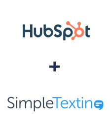 Integration of HubSpot and SimpleTexting