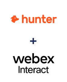 Integration of Hunter.io and Webex Interact