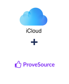 Integration of iCloud and ProveSource