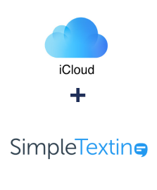 Integration of iCloud and SimpleTexting