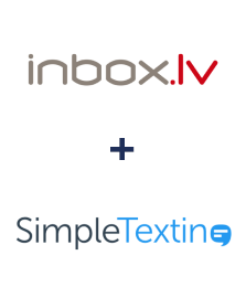 Integration of INBOX.LV and SimpleTexting