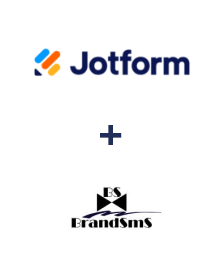Integration of Jotform and BrandSMS 
