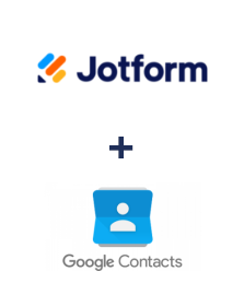 Integration of Jotform and Google Contacts