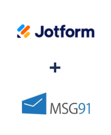 Integration of Jotform and MSG91