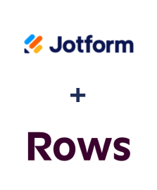 Integration of Jotform and Rows