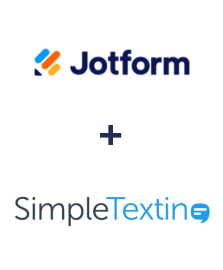 Integration of Jotform and SimpleTexting