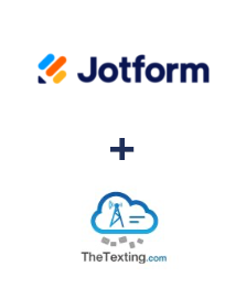 Integration of Jotform and TheTexting
