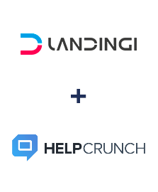 Integration of Landingi and HelpCrunch