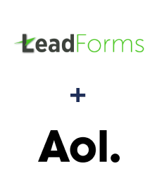 Integration of LeadForms and AOL