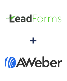 Integration of LeadForms and AWeber