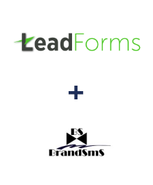 Integration of LeadForms and BrandSMS 