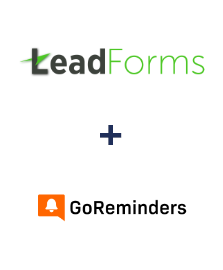 Integration of LeadForms and GoReminders