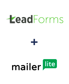 Integration of LeadForms and MailerLite