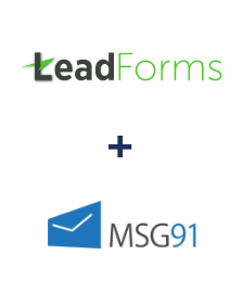 Integration of LeadForms and MSG91