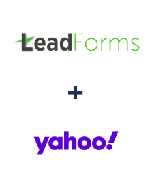 Integration of LeadForms and Yahoo!