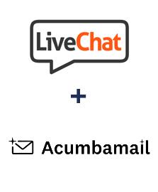 Integration of LiveChat and Acumbamail