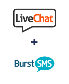 Integration of LiveChat and Burst SMS