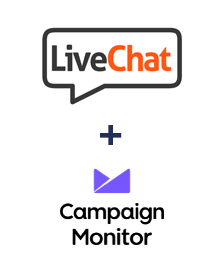 Integration of LiveChat and Campaign Monitor