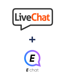 Integration of LiveChat and E-chat