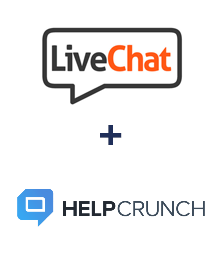 Integration of LiveChat and HelpCrunch