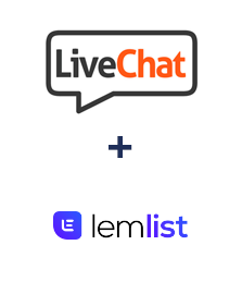 Integration of LiveChat and Lemlist