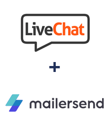 Integration of LiveChat and MailerSend