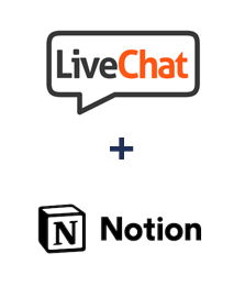 Integration of LiveChat and Notion