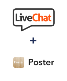 Integration of LiveChat and Poster