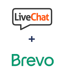 Integration of LiveChat and Brevo