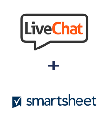 Integration of LiveChat and Smartsheet