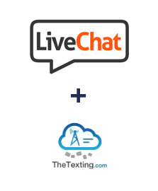 Integration of LiveChat and TheTexting