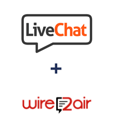 Integration of LiveChat and Wire2Air