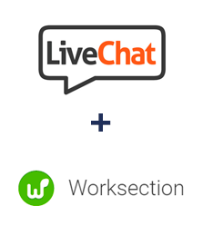 Integration of LiveChat and Worksection