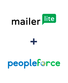 Integration of MailerLite and PeopleForce