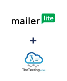 Integration of MailerLite and TheTexting