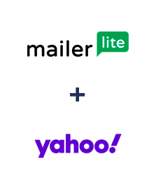 Integration of MailerLite and Yahoo!