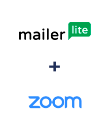 Integration of MailerLite and Zoom