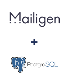 Integration of Mailigen and PostgreSQL