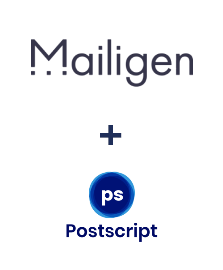 Integration of Mailigen and Postscript