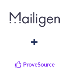 Integration of Mailigen and ProveSource