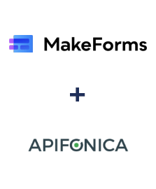 Integration of MakeForms and Apifonica