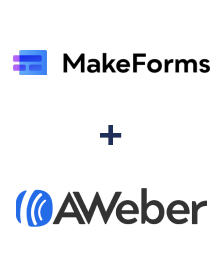 Integration of MakeForms and AWeber