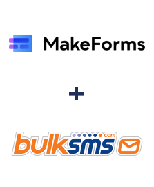 Integration of MakeForms and BulkSMS