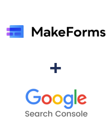 Integration of MakeForms and Google Search Console