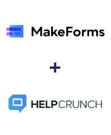 Integration of MakeForms and HelpCrunch