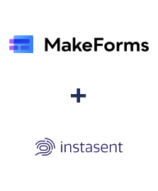 Integration of MakeForms and Instasent