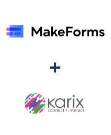 Integration of MakeForms and Karix